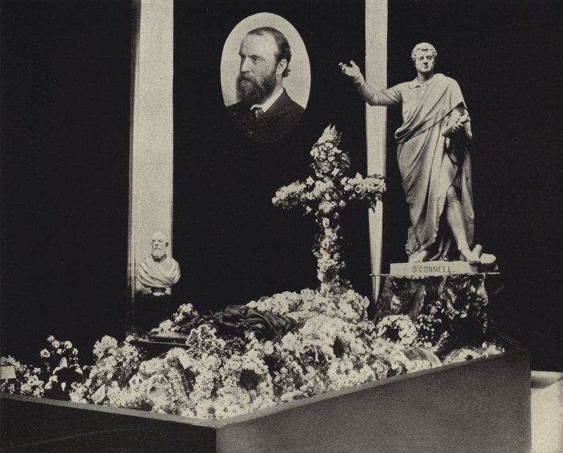 Parnell Lying in State, Dublin (foto a p/b) de Irish Photographer