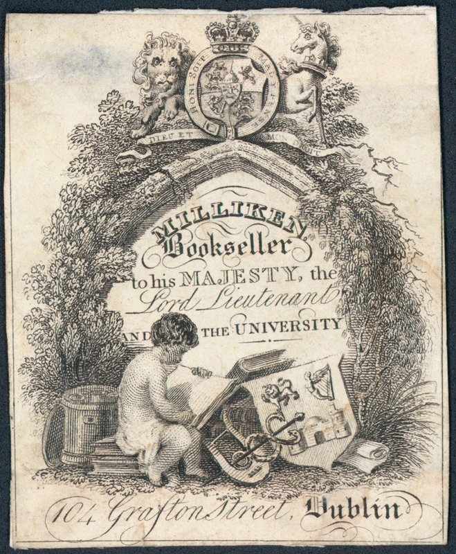 Cartão de comércio, Milliken de Irish School