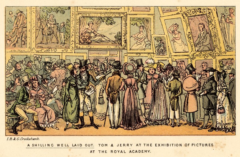 Um xelim bem definido de Isaac, Robert and George Cruikshank