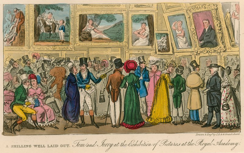 Um xelim bem gasto: Tom e Jerry na exposição de fotos na Royal Academy de Isaac, Robert and George Cruikshank