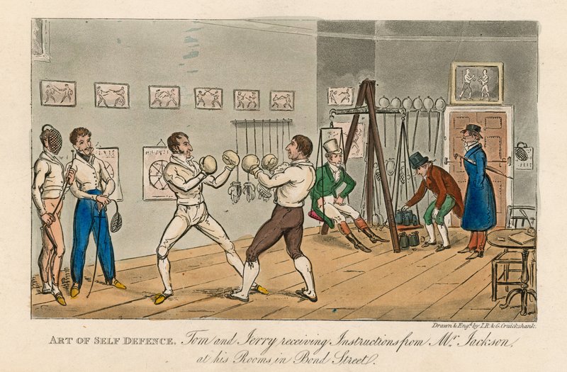 Arte de defesa pessoal de Isaac, Robert and George Cruikshank