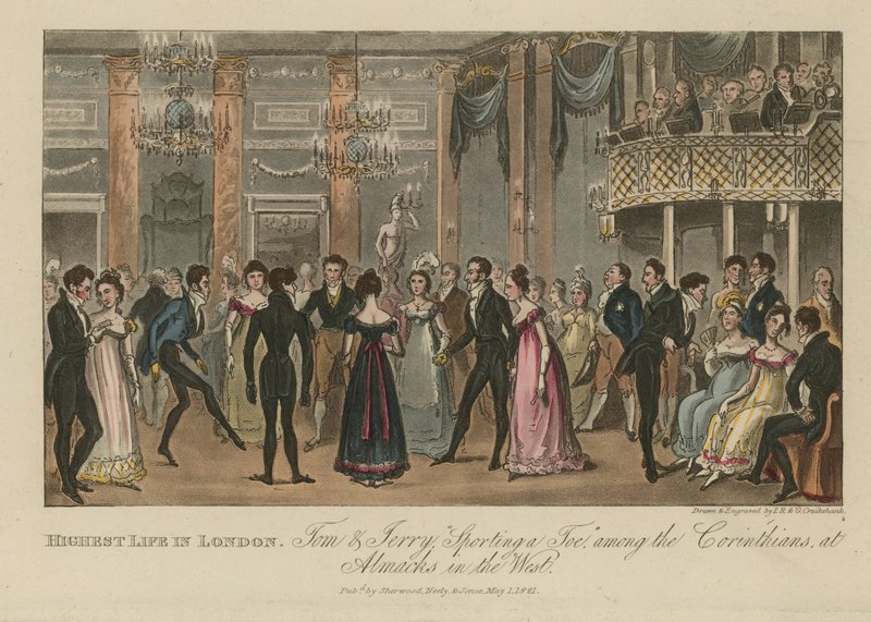 Maior vida em Londres de Isaac, Robert and George Cruikshank