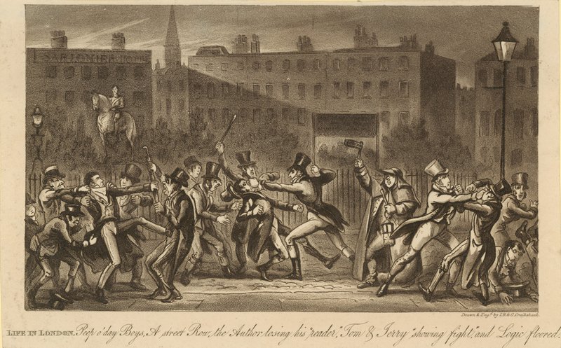 A vida em Londres de Isaac, Robert and George Cruikshank