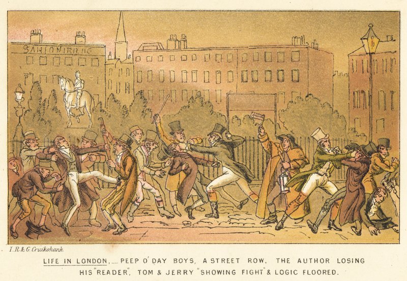 A vida em Londres de Isaac, Robert and George Cruikshank