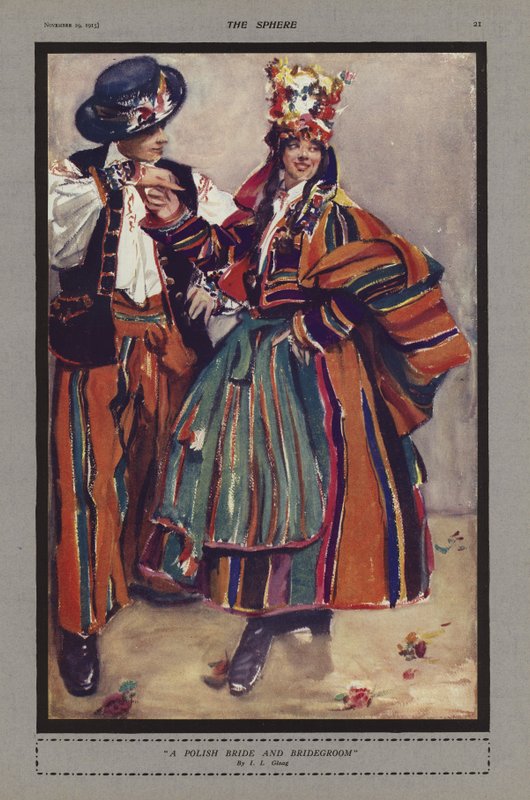 Uma noiva polonesa e noivo de Isobel Lilian Gloag