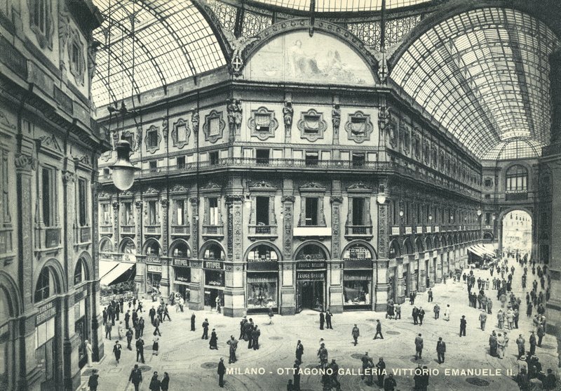 Milão, Itália, Galeria Vittorio Emanuele II de Italian Photographer