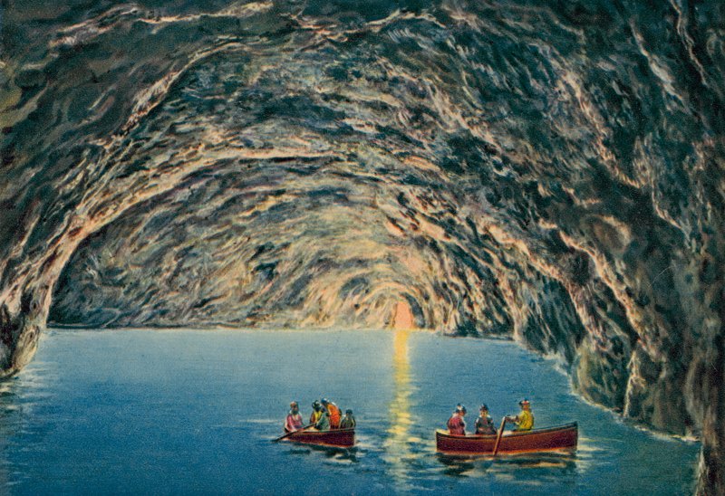 Capri: Grotta Azzurra (fotografia a cores) de Italian Photographer