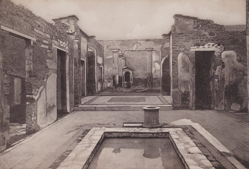Casa Del Poeta Tragico, Casa do Poeta Trágico (foto a p/b) de Italian Photographer