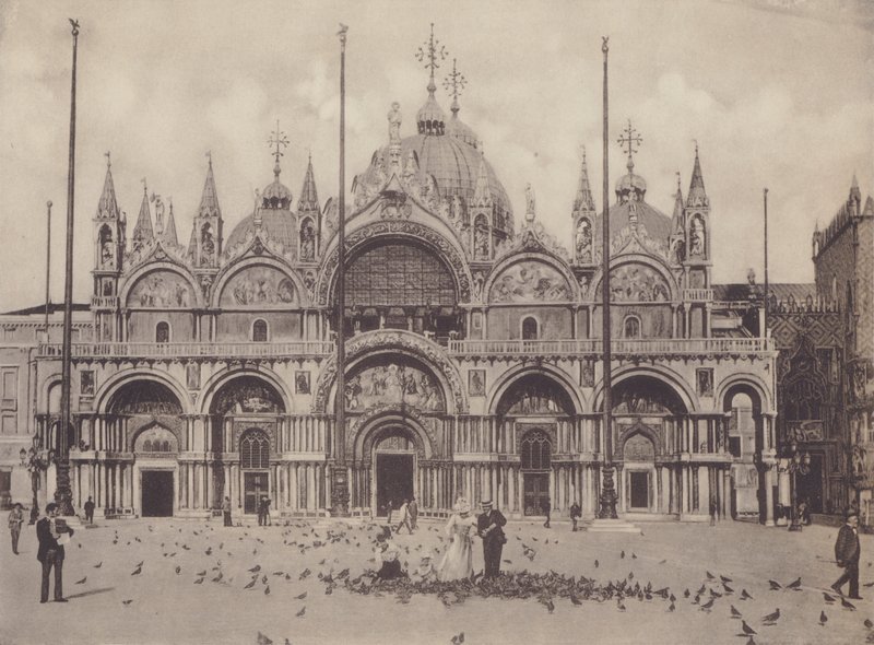 Igreja de São Marcos (foto a p/b) de Italian Photographer