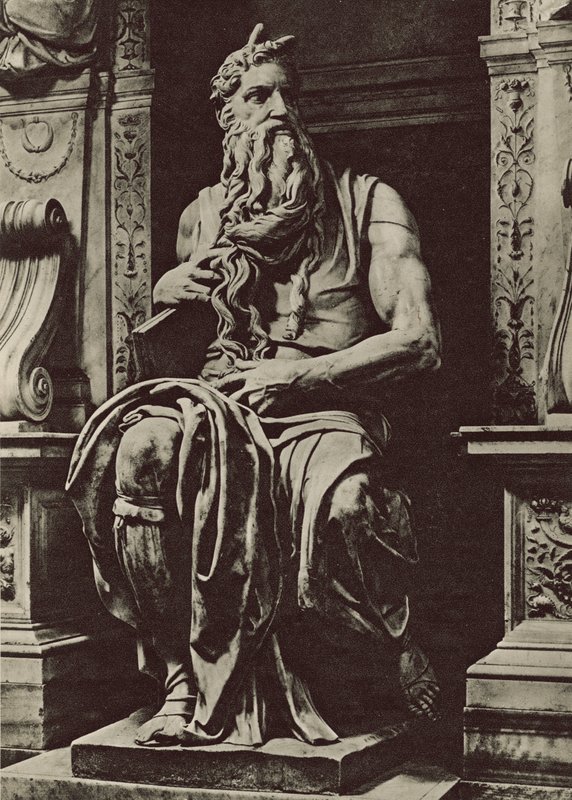 Igreja de S Pietro in Vincoli, Moisés de Michael Angelo de Italian Photographer