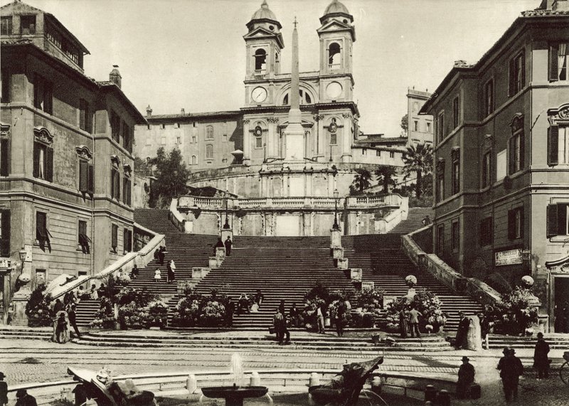 Igreja de Trinita dei Monti de Italian Photographer