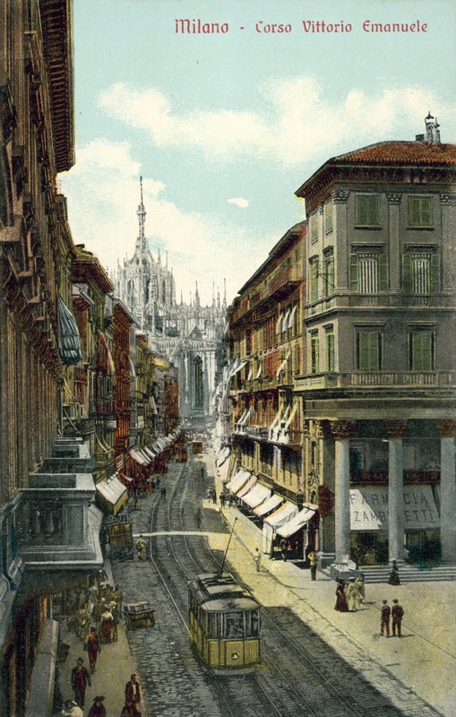 Corso Vittorio Emanuele, Milão de Italian Photographer