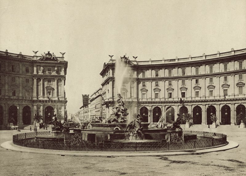 Exedra ou Praça Termini de Italian Photographer