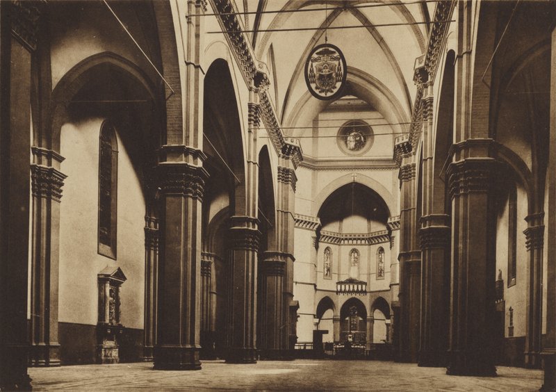 Firenze / Florença: Interior do Duomo (foto p/b) de Italian Photographer