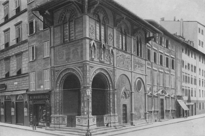 Florença, Loggia del Bargello (foto a p/b) de Italian Photographer