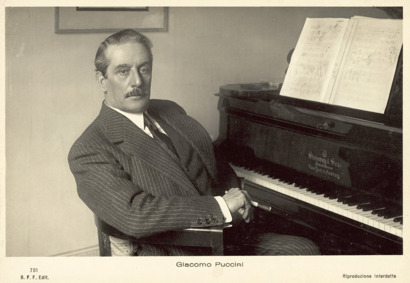 Giacomo Puccini (foto a p/b) de Italian Photographer