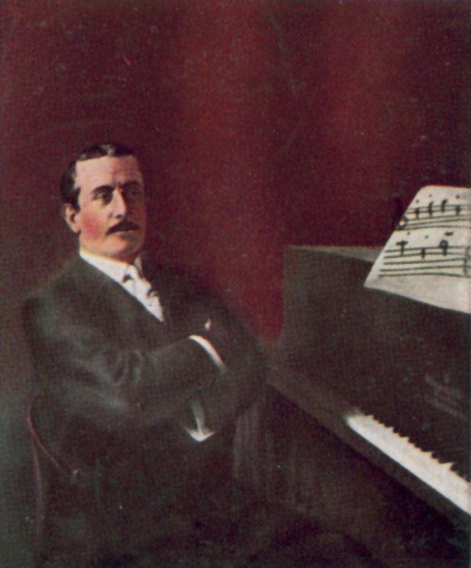 Giacomo Puccini, compositor italiano (fotografia colorida) de Italian Photographer