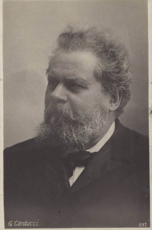 Giosue Carducci (1835-1907), poeta italiano ganhador do Prêmio Nobel de Italian Photographer