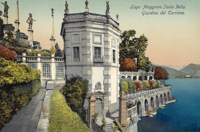 Isola Bella, Lago Maggiore (foto a cores) de Italian Photographer