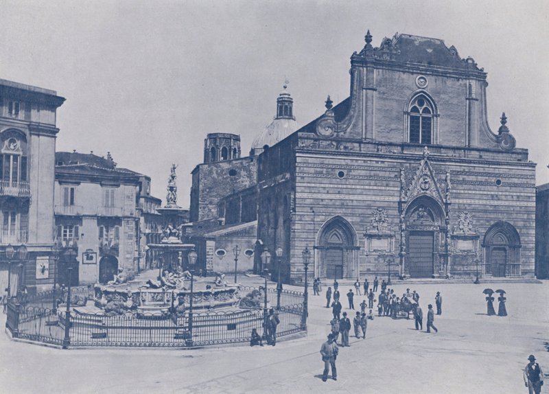 Itália: Messina, Catedral (foto a p/b) de Italian Photographer