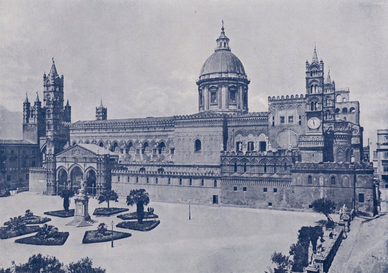 Itália: Palermo, Catedral (foto a p/b) de Italian Photographer