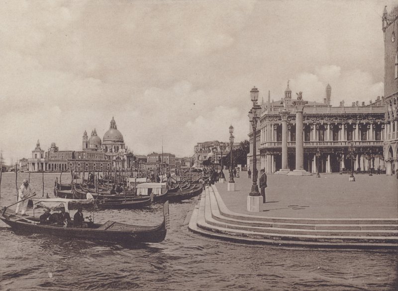 Molo, de Riva Degli Schiavoni (foto a p/b) de Italian Photographer