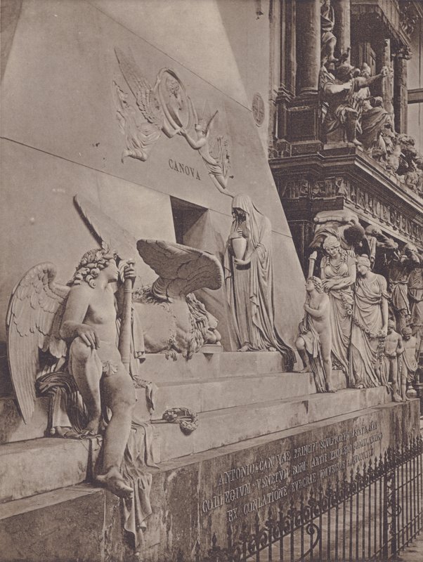 Monumento A Canova (foto a p/b) de Italian Photographer
