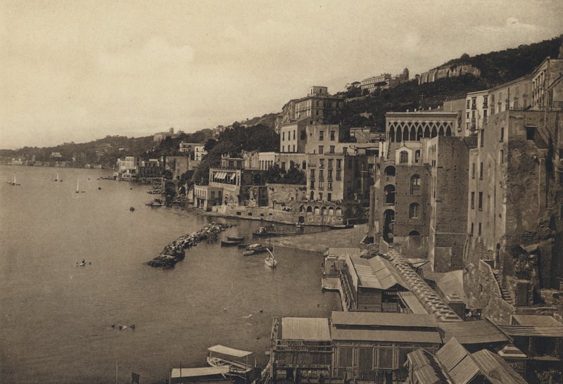 Nápoles: Posillipo (foto a p/b) de Italian Photographer