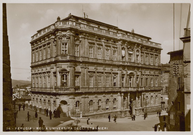 Perugia, Universita degli Stranieri, c 1920 de Italian Photographer
