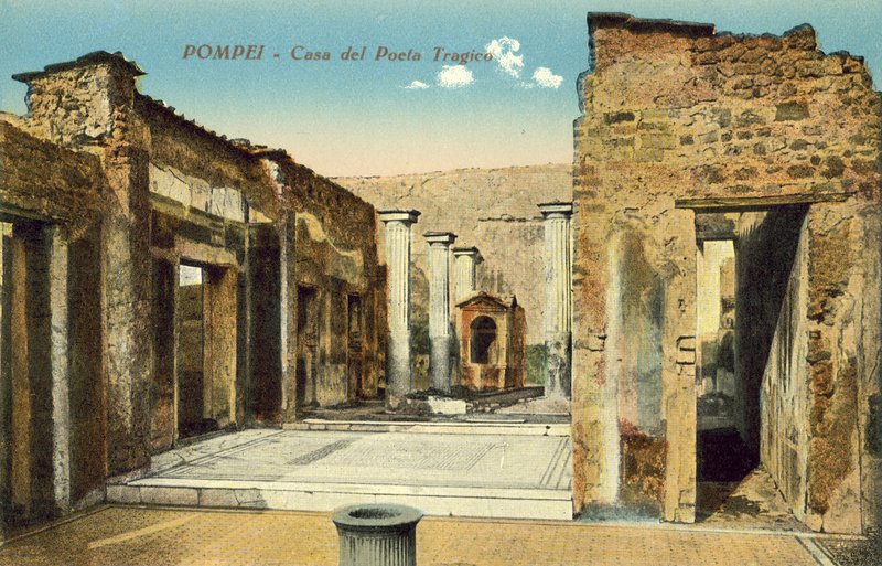 Pompéia, Itália, Casa Del Poeta Tragico de Italian Photographer