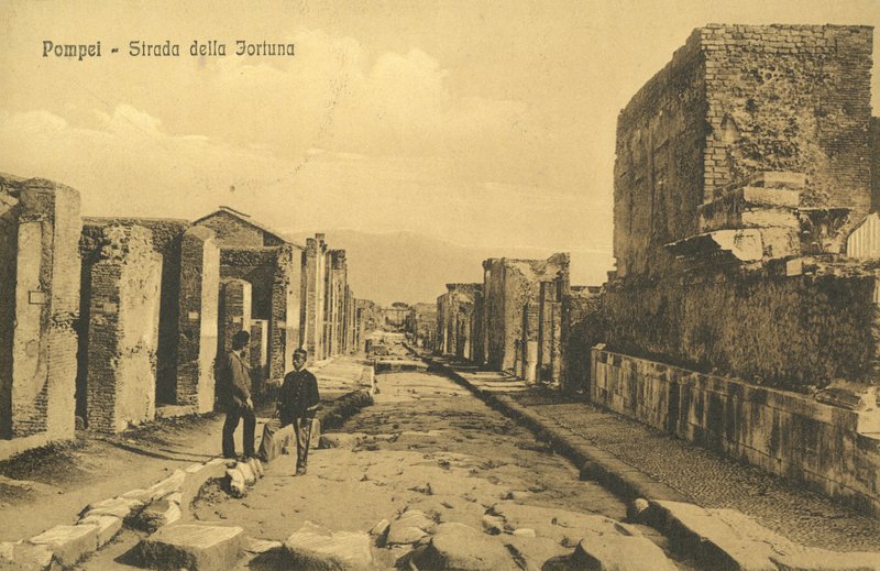 Pompéia, Itália, Strada Della Fortuna de Italian Photographer
