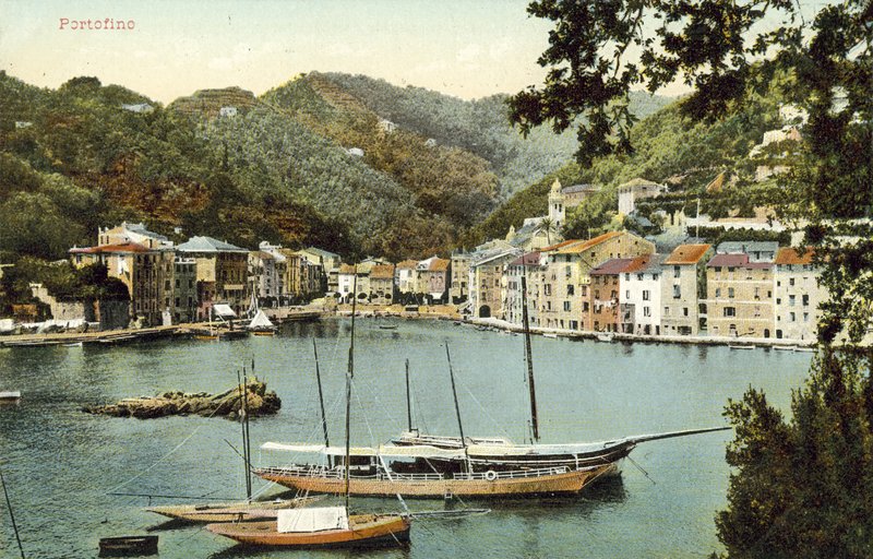 Portofino, Itália (foto a cores) de Italian Photographer