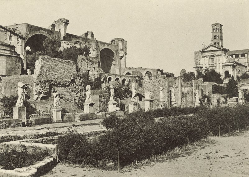 Fórum Romano, Basílica de Constantino, Templo de Rômulo e Casa das Virgens Vestais de Italian Photographer