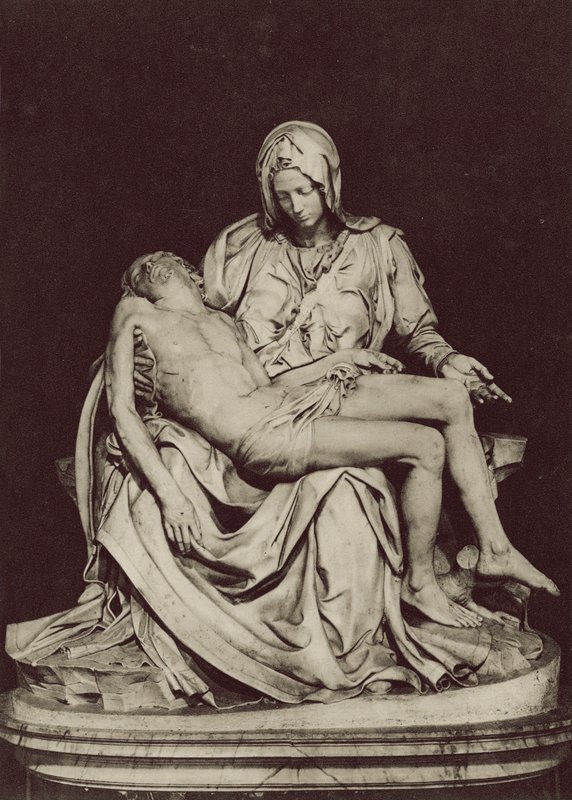 Basílica de São Pedro no Vaticano, a piedade (Michael Angelo) de Italian Photographer