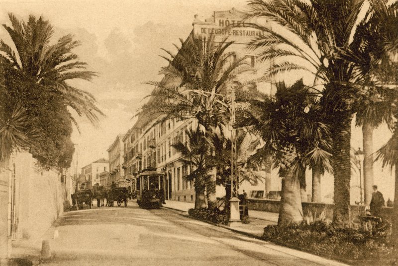San Remo, Corso Imperatrice (foto a p/b) de Italian Photographer