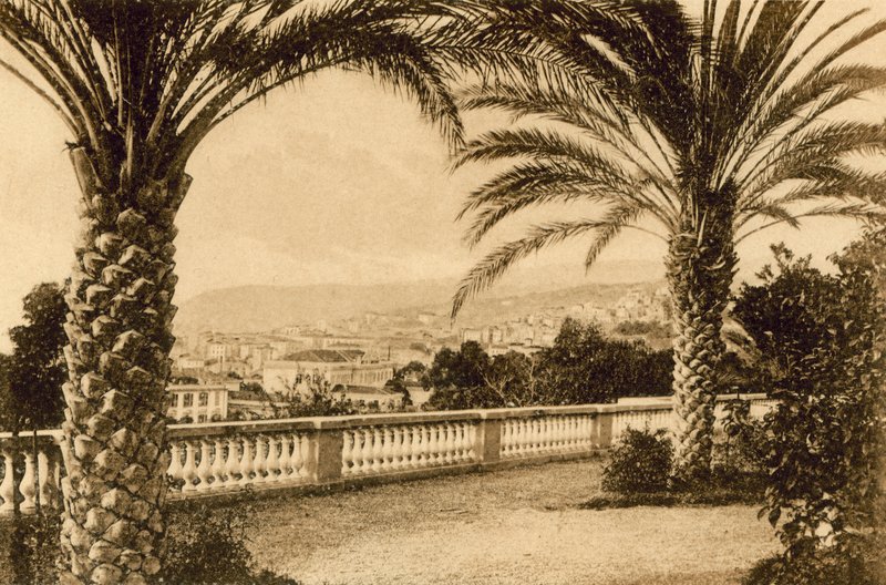 San Remo, Entre as Palmas (foto a p/b) de Italian Photographer
