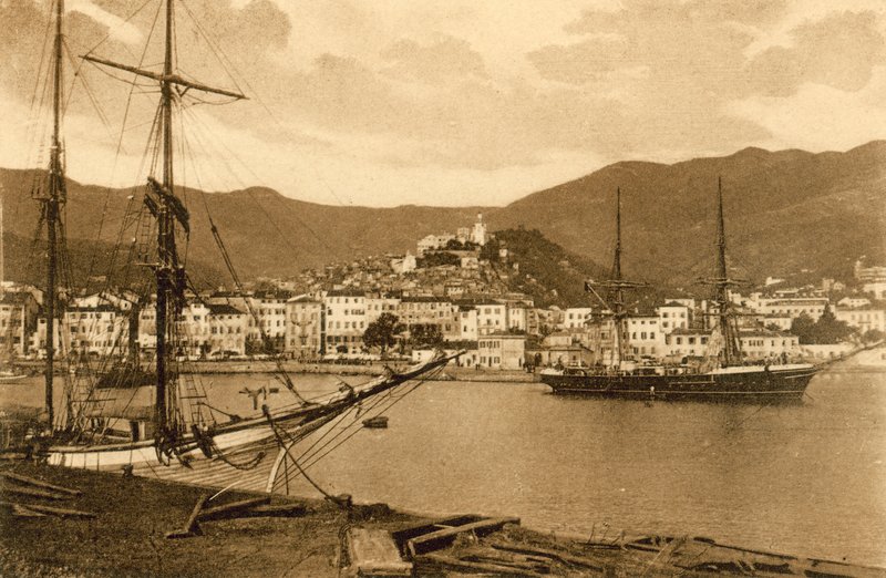 San Remo, The Harbour (foto a p/b) de Italian Photographer
