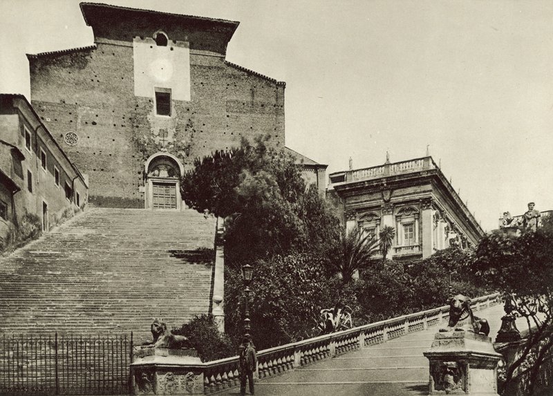 O Chruch de S Maria Aracoeli de Italian Photographer