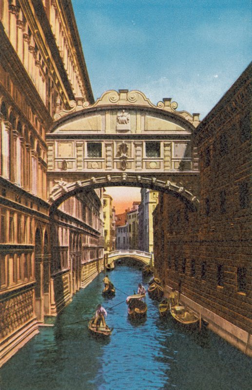 Veneza/Veneza: Ponte dos Suspiros (fotografia a cores) de Italian Photographer