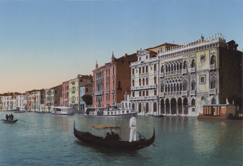 Veneza, Grande Canal, Palazzo Ca d "Oro de Italian Photographer