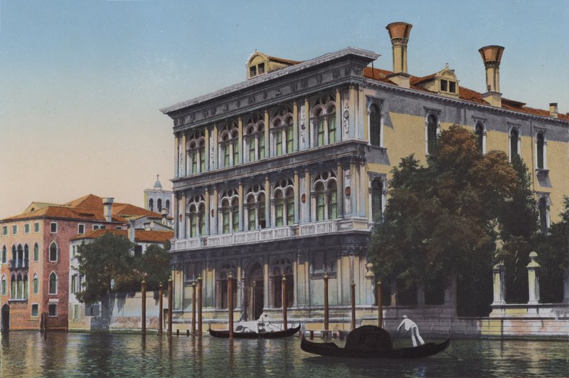 Venezia, Canal Grande, Palazzo Vendramin (foto colorida) de Italian Photographer