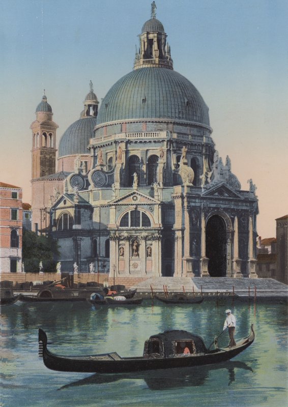 Veneza, Igreja da Salute (foto colorida) de Italian Photographer