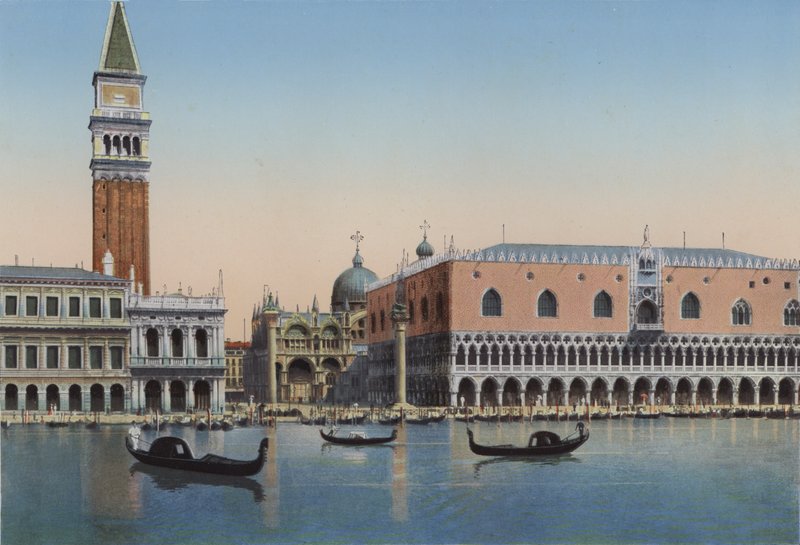 Veneza, Piazzetta San Marco e Palazzo Ducale da Lagoa de Italian Photographer