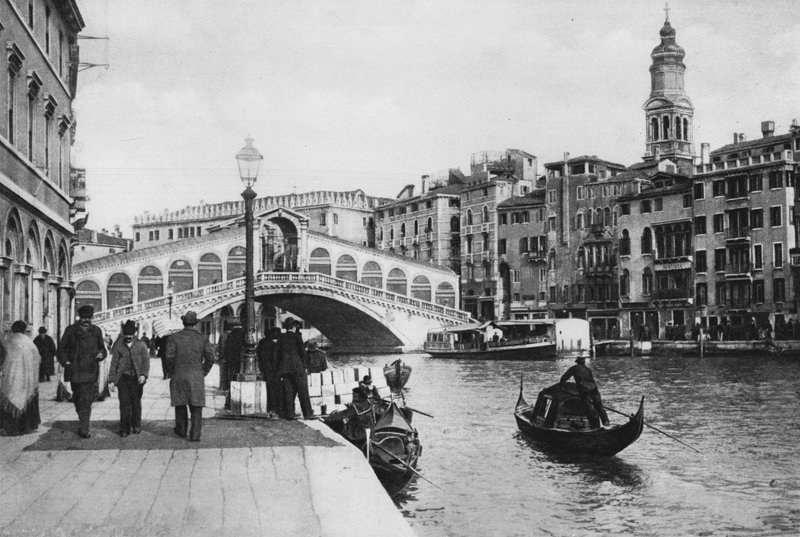 Veneza, Ponte Rialto (foto a p/b) de Italian Photographer