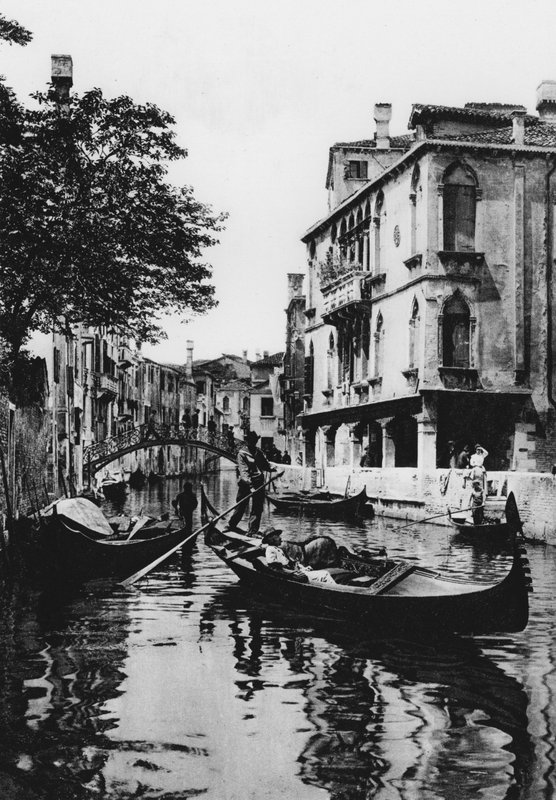 Veneza, Rio Priuli (foto a p/b) de Italian Photographer
