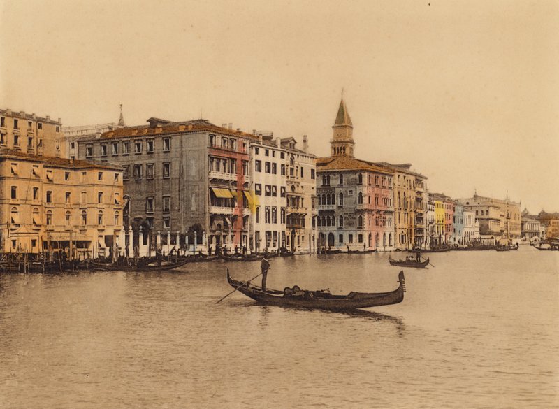 Venezia / Veneza: Canal Grande, Alberghi (foto colorida) de Italian Photographer