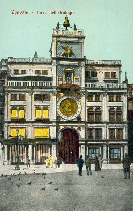 Veneza, Itália, Torre Dell Orologio de Italian Photographer