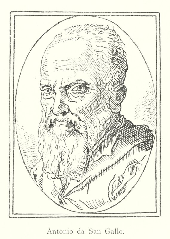 Antonio da San Gallo (gravura) de Italian School