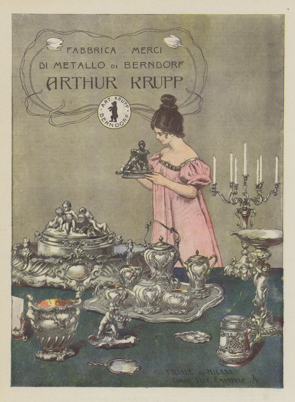 Arthur Krupp (cor litho) de Italian School
