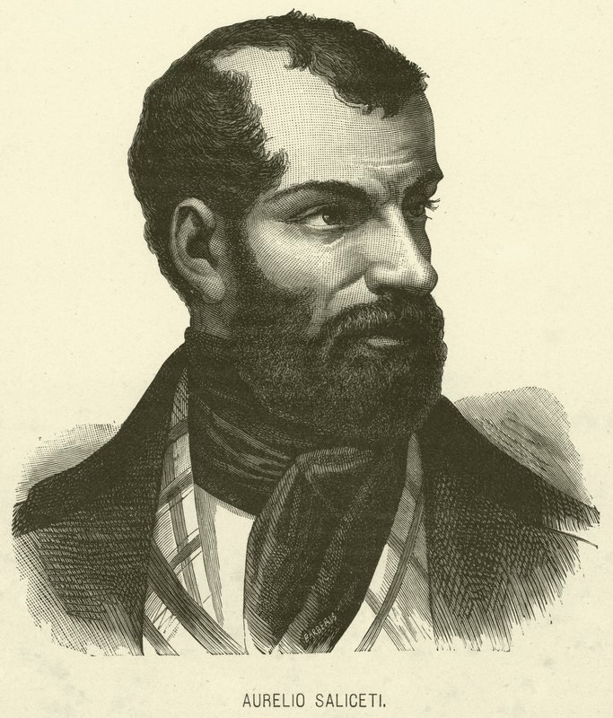 Aurelio Saliceti (gravura) de Italian School